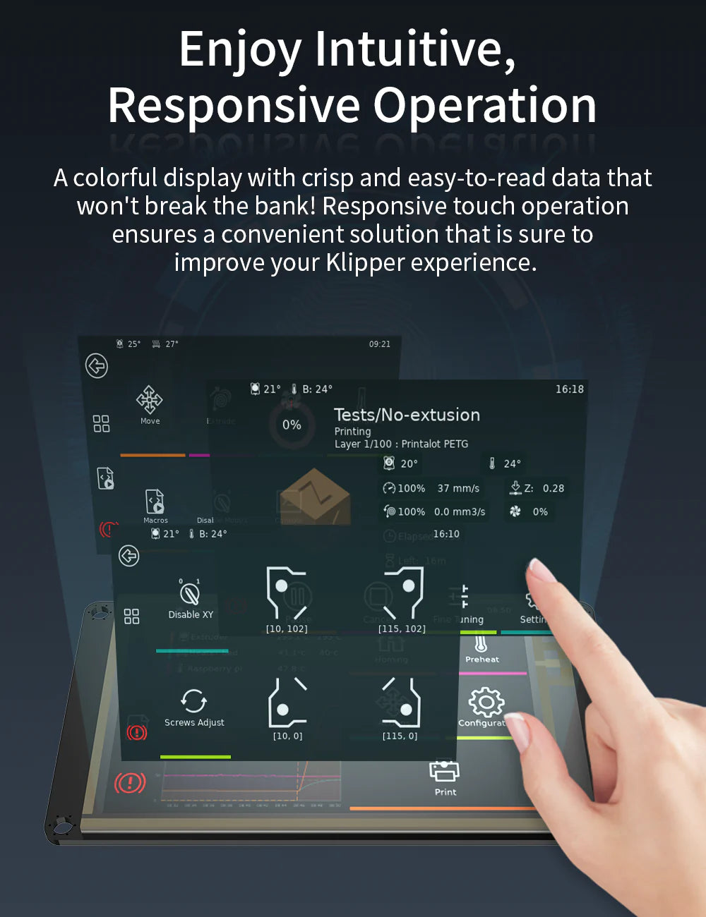 BIGTREETECH Touchscreen TFT35 SPI V2.1 for pi V1.2