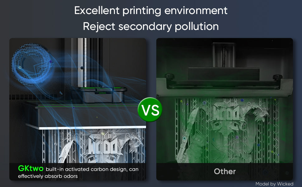 Uniformation GKtwo 8K 10.3" resin printer built in heater carbon air filter fully enclosed - Free Shipping