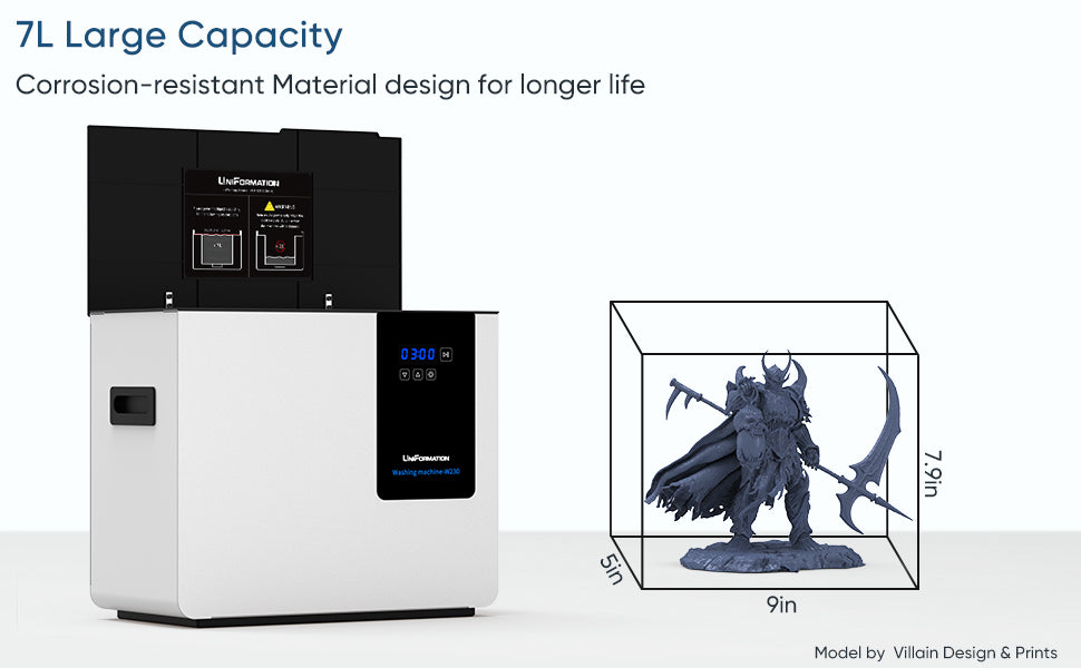 UniFormation Ultrasonic Resin Cleaner W230 - Free Shipping