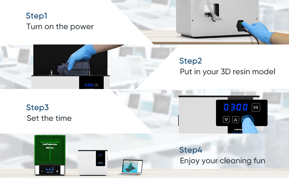 UniFormation Ultrasonic Resin Cleaner W230 - Free Shipping