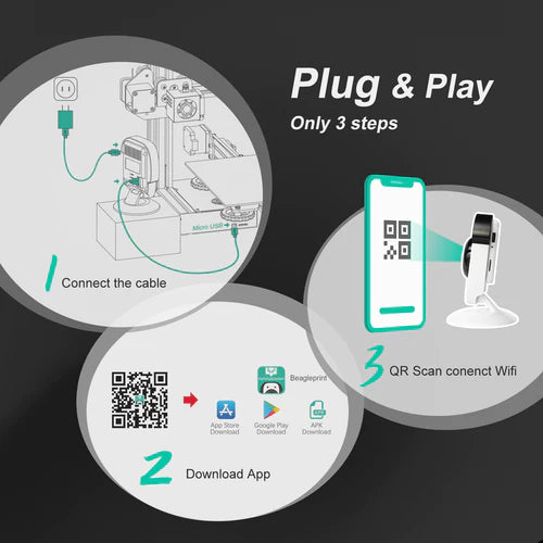Beagle Camera for 3D Printers - Remote Monitoring and Control - Create Time Lapse