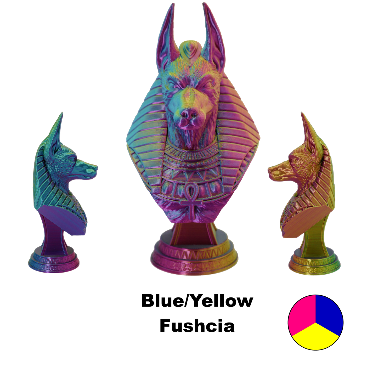 Tri Colour PLA Variants 1.75mm 3D Printer Filament 1kg Spool-Dimensional Accuracy +/- 0.02mm