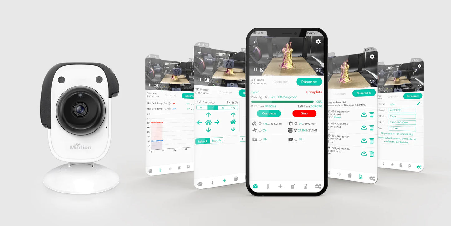 Beagle Camera for 3D Printers - Remote Monitoring and Control - Create Time Lapse
