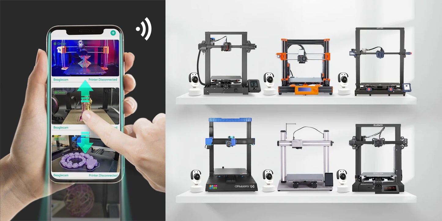Beagle Camera for 3D Printers - Remote Monitoring and Control - Create Time Lapse