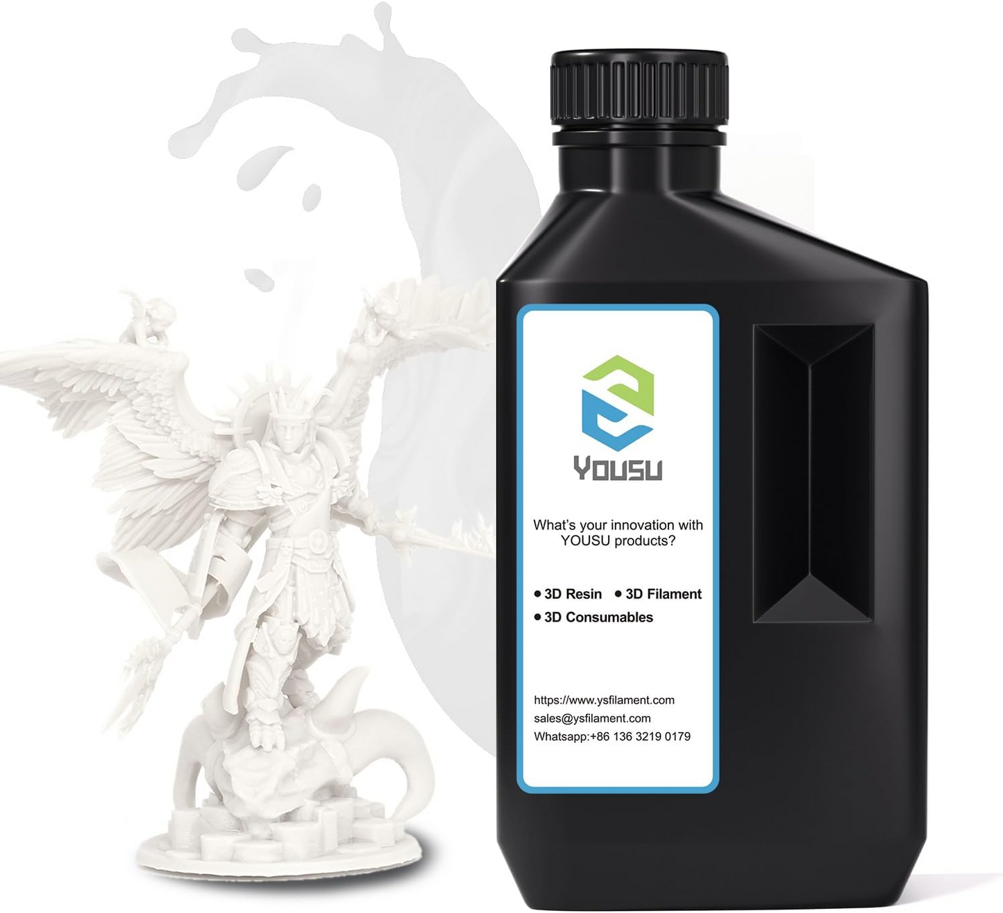YOUSU ABS-Like 3D Printer Resin Rapid LCD UV-Curing Resin 405nm