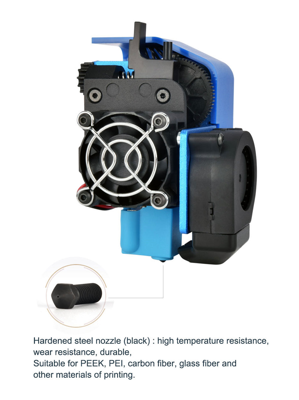 Genuine Artillery Sidewinder X2 Full Metal Direct Drive Extruder 300c printing