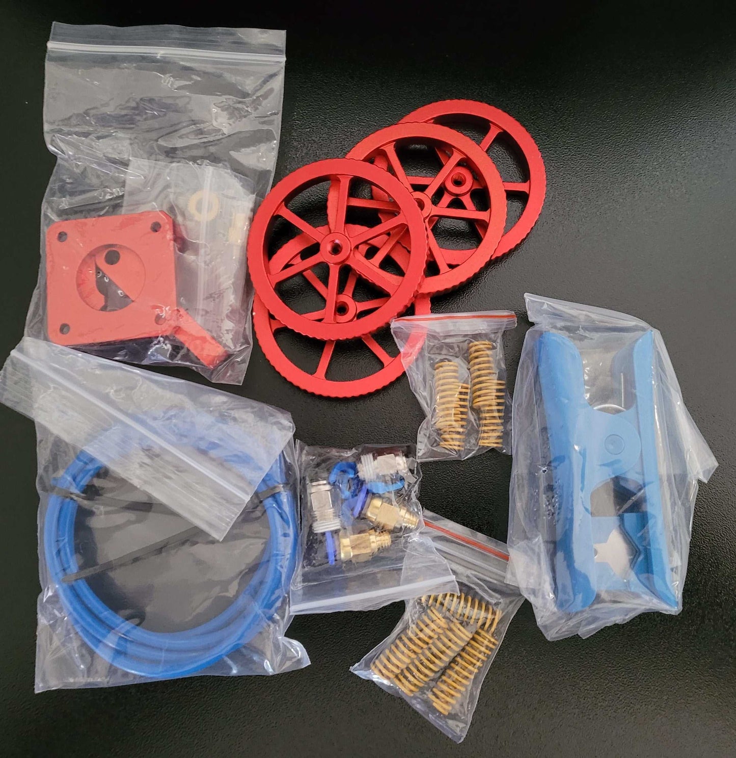 Left and Right Pro Aluminum Extruder and Bed Upgrade Kit Feed 3D Creality Ender 3 CR-10