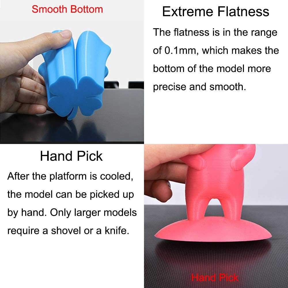 Ender-5/Ender-3 upgraded Carborundum Glass Platform 235*235*4mm Genuine Creality