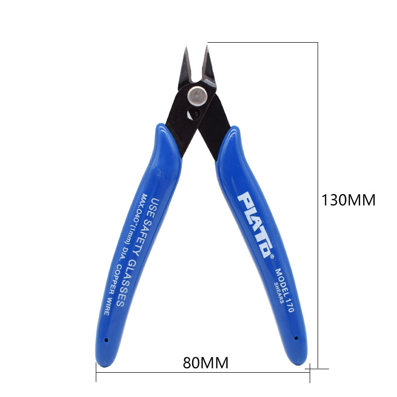 Flush Side Cutter Precision Shear Wire Snips Pliers Tool Diagonal Mini Cutters
