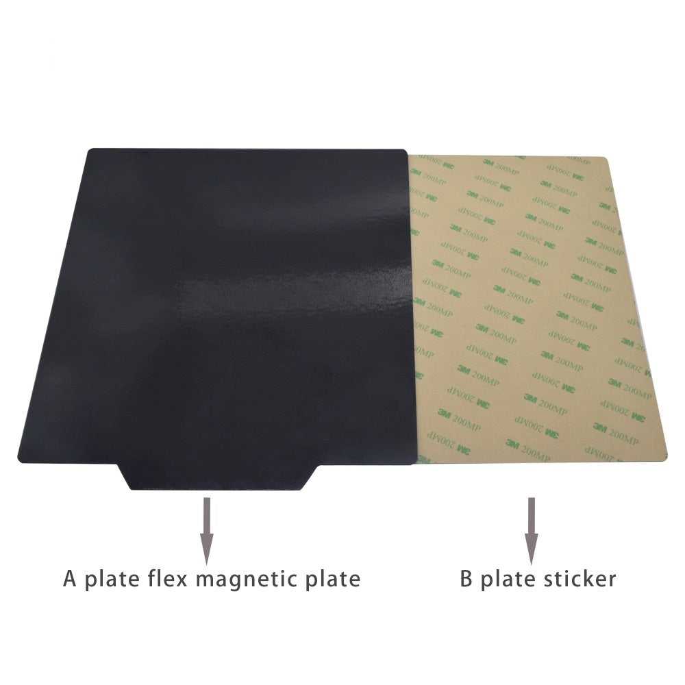 PEI Spring Steel Sheet Double Sided Flex Magnetic Sticker 235x235x2mm