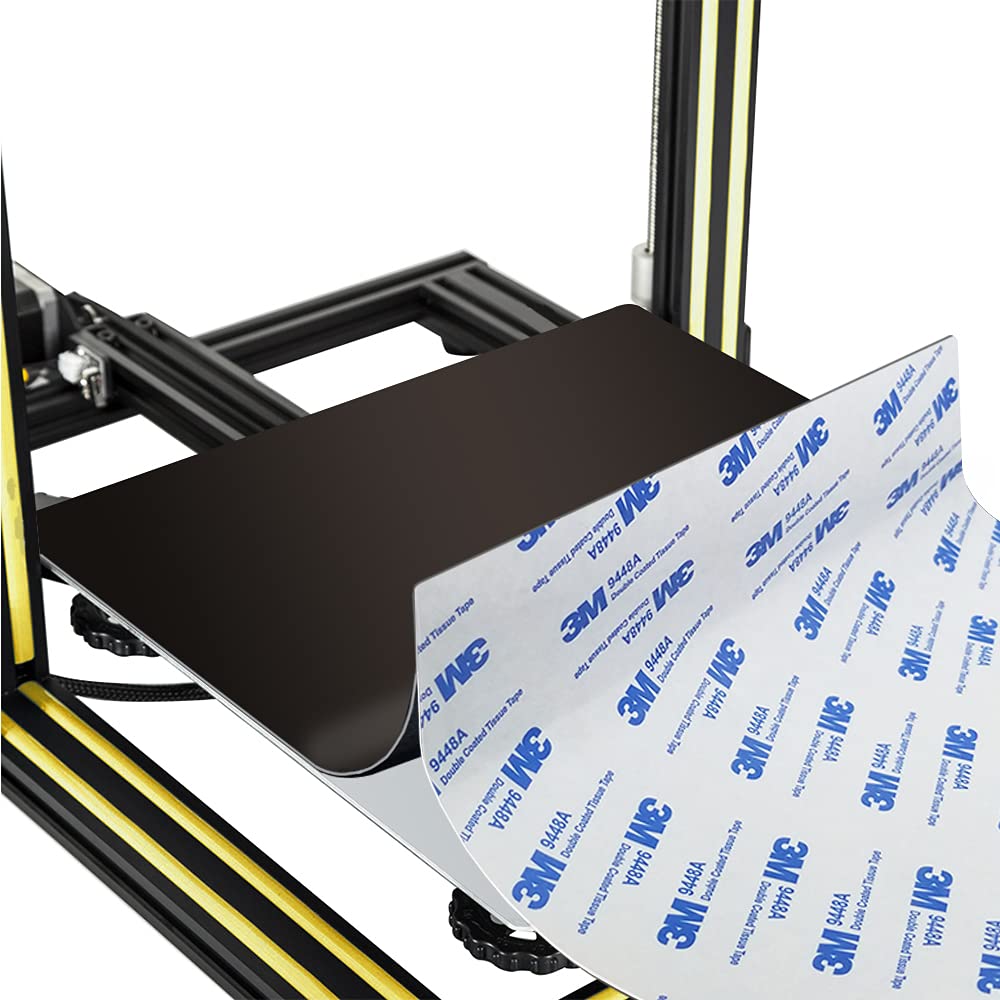 PEI Frosted Spring Steel Sheet Double Sided Flex Magnetic Sticker 310 x 310 x 2mm