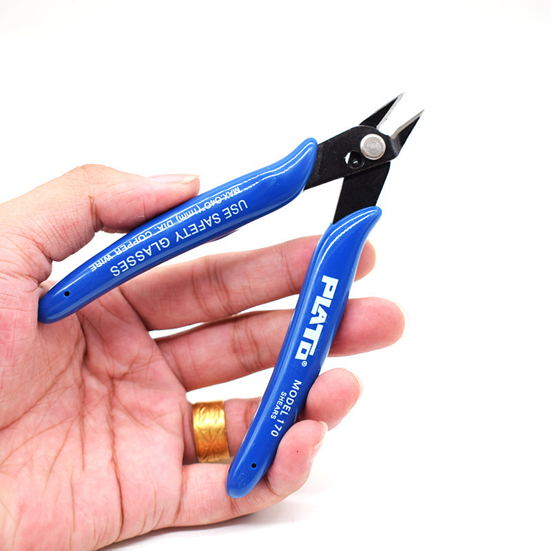 Flush Side Cutter Precision Shear Wire Snips Pliers Tool Diagonal Mini Cutters