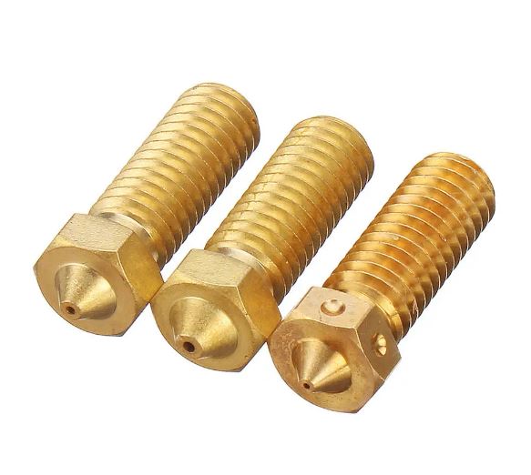 3D Printer 1.75mm Volcano Nozzle M6 Extruder Brass for Sidewinder X1 X2 etc