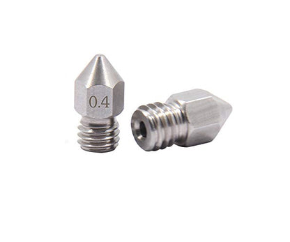 Stainless Steel 0.4 Nozzle MK8 Creality Ender series CR-10
