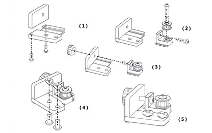 Artillery SW-X1 SW-X2 Tensioner Belt Adjuster Set X-axis Y-axis