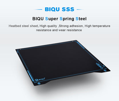 BIQU SSS Super Spring Steel Sheet Heat bed Platform 235*235MM PEI