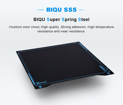BIQU SSS Super Spring Steel Sheet Heat bed Platform 310*320 MM PEI