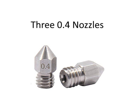 Stainless Steel 0.4 Nozzle MK8 Creality Ender series CR-10